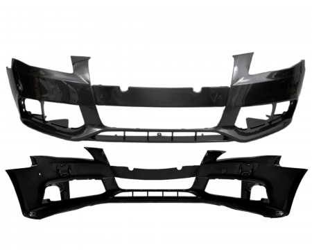 A4 B8 2007-2011 - Bara fata Audi A4 B8 2007-2011 cu spalator far Gri LZ7L