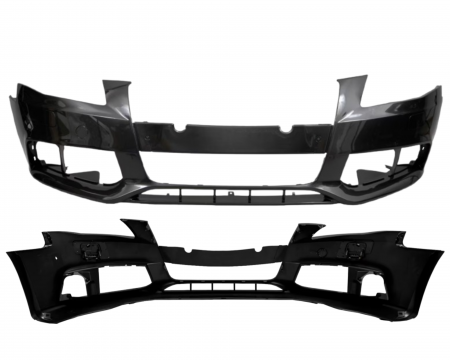 A4 B8 2007-2011 - Bara fata Audi A4 B8 2007-2011 cu spalator far Negru LZ9Y