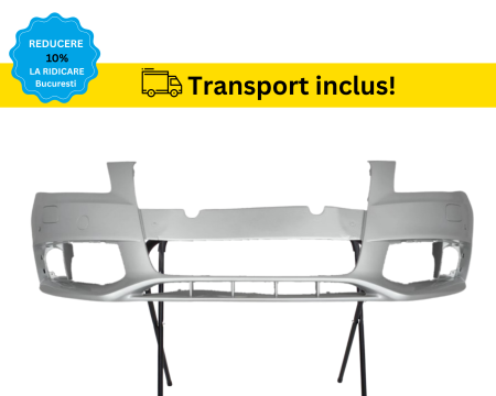 AUDI - Bara fata Audi A4 B8 2007-2011 cu Spalator far, senzori parcare GRI LX7W VOPSITA