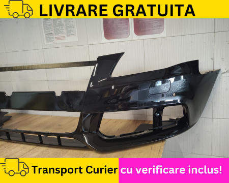 Bara fata Audi A4 B8 2007-2011 cu Spalator far, senzori parcare NEGRU LY9B VOPSITA [1]
