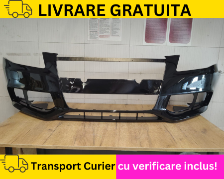 A4 B8 2007-2011 - Bara fata Audi A4 B8 2007-2011 cu Spalator far, senzori parcare NEGRU LY9B VOPSITA