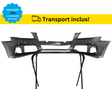 Bara fata cu grile Audi A4 B8 2007-2011 cu Spalator far, senzori parcare GRI LY7G VOPSITA [1]