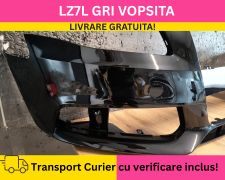 Bara fata Audi A4 B8 2008-2011 + S-LINE cu senzori parcare VOPSIT LZ7L GRI [2]