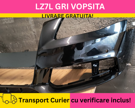 Bara fata Audi A4 B8 2008-2011 + S-LINE cu senzori parcare VOPSIT LZ7L GRI [1]