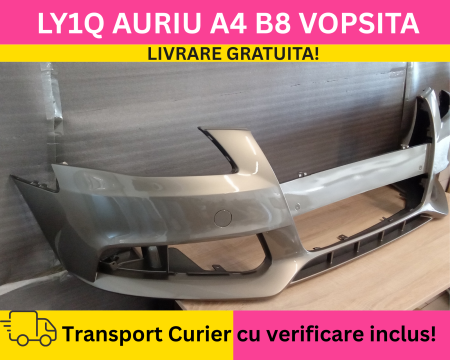 Bara fata Audi A4 B8 2008-2011 + S-LINE Simpla VOPSITA LY1Q AURIU [2]