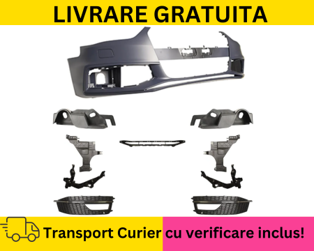 Pachet Bara fata cu suporti  Audi A4 B8.5 S-LINE 2011-2015 10PIESE Grunduita NEVOPSITA