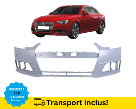 A4 B9 2015-2019 - Bara fata Audi A4 B9 2015-2019 cu spalator far, senzori parcare 6x NEVOPSITA