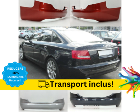 A6 C6 2003-2010 - Bara spate Audi A6 C6 4F 2003-2008 SEDAN Negru Gri Albastru Alb Verde Maro vopsita la culoarea masini 