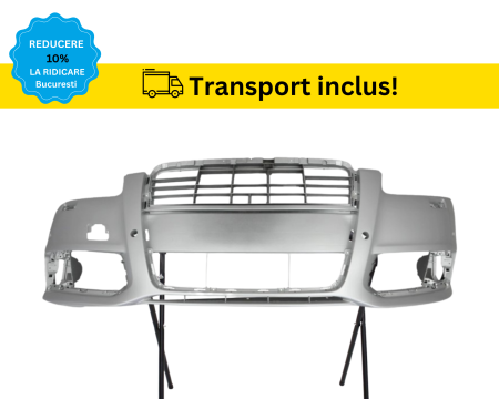 AUDI - Bara fata Audi A6 C6 FSL 2008-2010 Spalator far, senzori parcare GRI LX7W VOPSITA