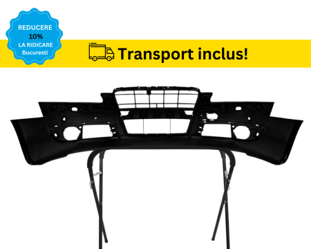 Bara fata Audi A6 C6 NFL 2004-2008 Spalator far NEGRU LZ9Y VOPSITA [1]