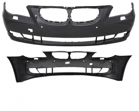 Seria 5 E60/E61 2003-2010 - Bara fata BMW E60 E61 LCI 2007-2010 cu spalator far, senzori PDC Albastru A35