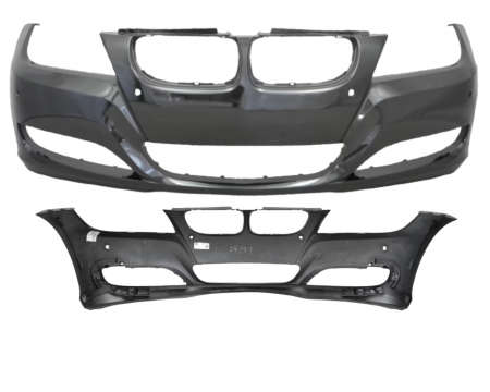 BMW - Bara fata BMW E90 E91 LCI 2008-2012 cu spalator far Negru 668
