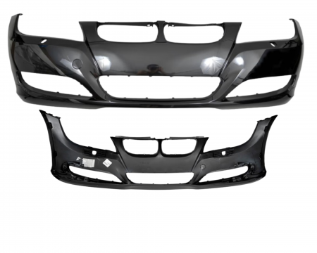BMW - Bara fata BMW E90 E91 LCI 2008-2012 cu spalator far Negru 668