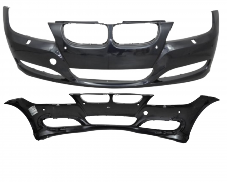 BMW - Bara fata BMW E90 E91 LCI 2008-2012 cu spalator far, senzori PDC Albastru A35
