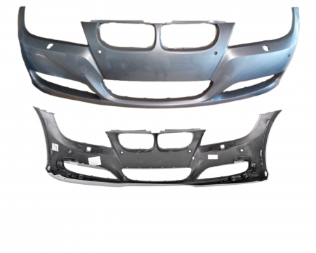BMW - Bara fata BMW E90 E91 LCI 2008-2012 cu spalator far, senzori PDC Gri A52