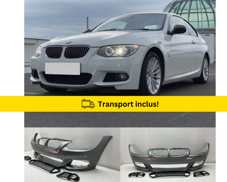 SERIA 3 E92 E93 COUPE CABRIO - Bara fata M-Pachet BMW Seria 3 E92 E93 FSL Negru Gri Albastru Alb Rosu vopsita la culoarea masini