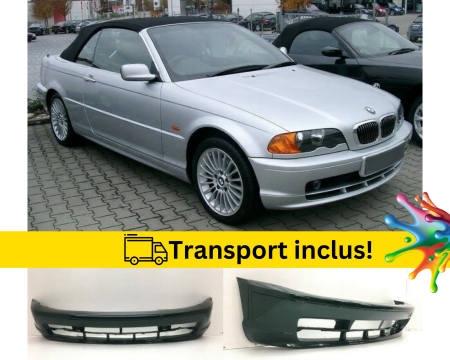 SERIA 3 E46 COUPE CABRIO - Bara fata BMW Seria 3 E46 Coupe Cabrio NFL Negru Gri Albastru Alb Rosu vopsita la culoarea masini
