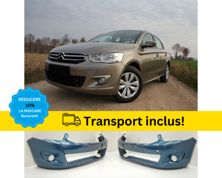 CITROEN - Bara Fata Citroen C-Elysee 2012-2016 Alb Negru Rosu Gri Verde Albastru Maro la culoarea masini vopsita