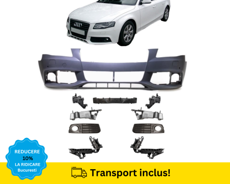 A4 B8 2007-2011 - Bara fata completa Audi A4 B8 2007-2011spalator far, senzori parcare NEVOPSITA