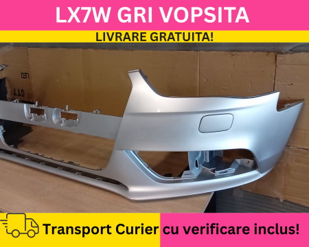 Bara fata Audi A4 B8.5 2011-2015 cu spalator far VOPSITA LX7W Gri la culoare [1]