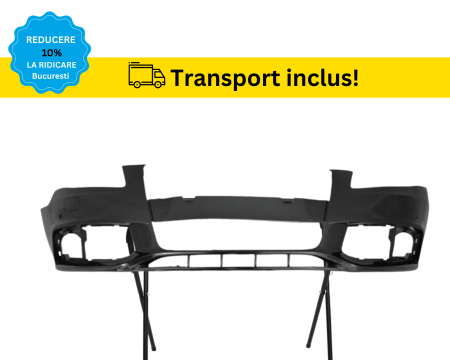 AUDI - Bara fata Audi A4 B8 2007-2011 cu Spalator far, senzori parcare NEGRU LZ9Y VOPSITA