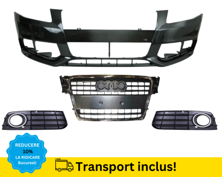 AUDI - Bara fata cu grile Audi A4 B8 2007-2011 Simpla NEGRU LZ9Y VOPSITA