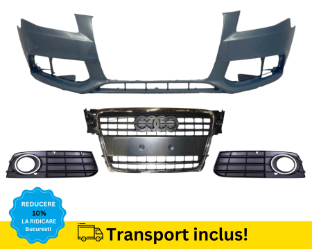 AUDI - Bara fata cu grile Audi A4 B8 2007-2011 Simpla ALBASTRU LX5X VOPSITA