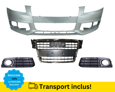 AUDI - Bara fata cu grile Audi A4 B8 2007-2011 Simpla GRI LX7W VOPSITA