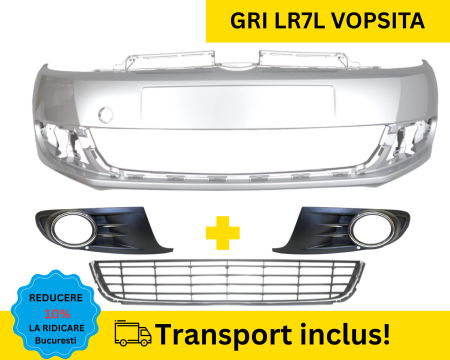 GOLF 6 VI 2008-2012 - Bara fata cu grile VW Golf 6 VI Hatchback 2008-2012 Simpla Gri LR7L VOPSITA