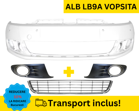 Bara fata cu Grile VW Golf 6 VI Hatchback 2008-2012 cu senzori parcare Alb LB9A VOPSITA