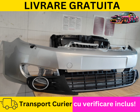 Bara fata cu spalator far + Grile + Trager Gri LA7W VW Golf 6 VI Hatchback 2008-2012 VOPSITA Tu alegi culoarea [2]