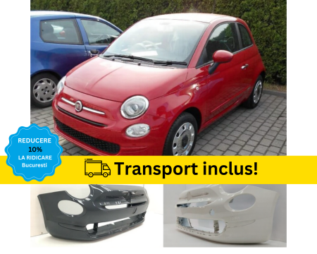 FIAT - Bara fata Fiat 500 2015-2020 Facelift Negru Gri Albastru Alb Maro Albastru Verde vopsita la culoarea masini