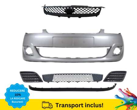 FIESTA MK6 2002-2008 - Bara fata Ford Fiesta MK6 2002-2008 CU GRILE COMPLETA Gri Moondust silver