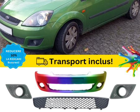 FIESTA MK6 2002-2008 - Bara fata Ford Fiesta MK6 2005-2008 CU GRILE Verde vopsita