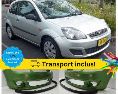 FIESTA MK6 2002-2008 - Bara fata Ford Fiesta MK6 2002-2008 CU SPOILER Negru Gri Albastru Alb Rosu Verde Mov vopsita la culoarea masini