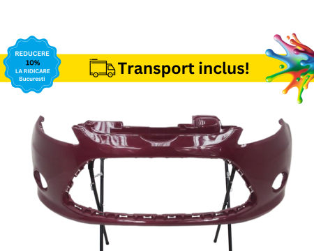 Bara fata Ford Fiesta MK7 2008-2012 CU PROIECTOARE CEATA Negru Gri Albastru Alb Rosu Verde Mov vopsita la culoarea masini [4]