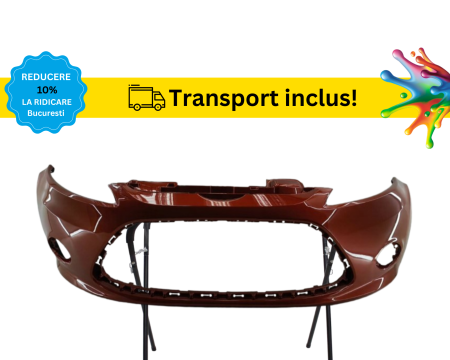 Bara fata Ford Fiesta MK7 2008-2012 CU PROIECTOARE CEATA Negru Gri Albastru Alb Rosu Verde Mov vopsita la culoarea masini [2]