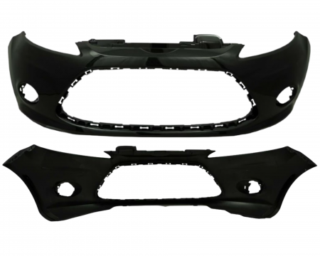 Ford - Bara fata Ford Fiesta MK7 2008-2013 Negru Panther Black cu gauri proiectoare ceata