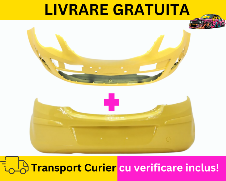 OPEL - Bara fata + spate Galben AJU Opel Corsa D 2011-2014 Facelift 4 USI VOPSITA TU Alegi culoarea
