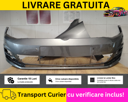 VOLKSWAGEN - Bara + Aripa stanga fata Gri LA7N VW Golf 7 VII 2013-2017 CU SENZORI PARCARE 4X VOPSITA TU Alegi culoarea