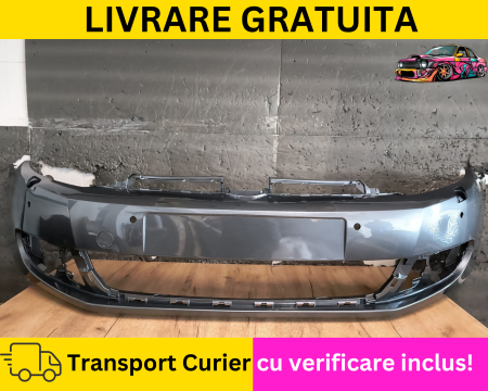 GOLF 6 VI 2008-2012 - Bara fata Gri LA7T Volkswagen Golf VI 6 Hatchback 2008-2012 spalator, 4x senzori parcare VOPSITA Tu alegi culoarea