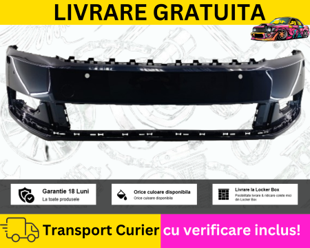 PASSAT B7 2010-2014 - Bara fata Albastru LH5X VW Passat B7 2010-2014 spalator far + senzori parcare VOPSITA TU Alegi culoarea