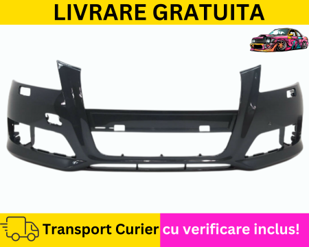 A3 8P 2003-2012 - Bara fata Negru LZ9Y Audi A3 8P 2008-2012 cu spalator far VOPSITA Tu alegi culoarea