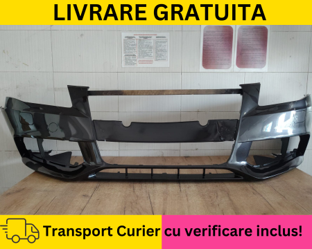 A4 B8 2007-2011 - Bara fata Gri LZ7L Lava Audi A4 B8 2007-2011 + S-LINE Cu Spalator far VOPSITA Tu alegi culoarea