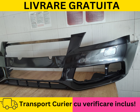 Bara fata Gri LZ7L Lava Audi A4 B8 2007-2011 + S-LINE Cu Spalator far VOPSITA Tu alegi culoarea [1]