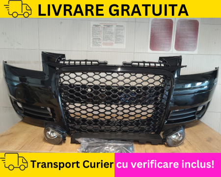 AUDI - Bara fata completa + Grile + Proiectoare Vopsita Negru LZ9Y Audi A3 8P 2005-2008