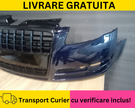 Bara fata + Grila radiator Audi A4 B7 2004-2007 LZ5A LZ5J la culoare VOPSITA [2]