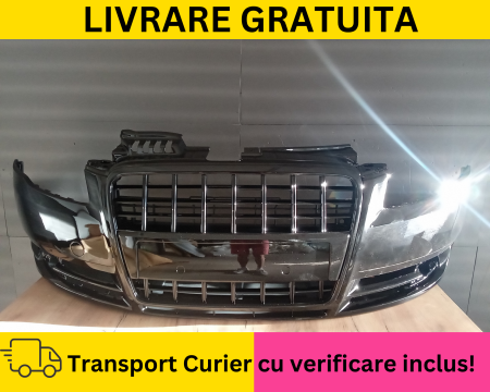 A4 B7 2004-2007 - Bara fata + Grila radiator Audi A4 B7 2004-2007 LZ9Y LY9B Negru lucios la culoare VOPSITA