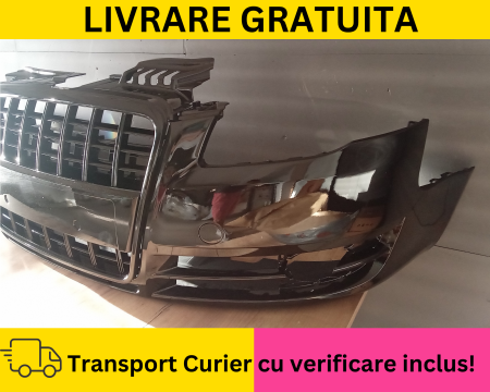 Bara fata + Grila radiator Audi A4 B7 2004-2007 LZ9Y LY9B Negru lucios la culoare VOPSITA [1]
