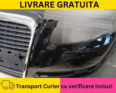 Bara fata + Grila radiator Audi A4 B7 2004-2007 LZ9Y LY9B Negru lucios la culoare VOPSITA [1]